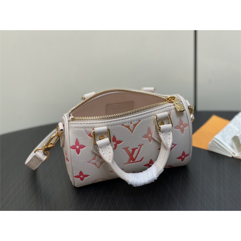 Louis Vuitton Monogram Empreinte leather  Nano Speedy Handbag M83452