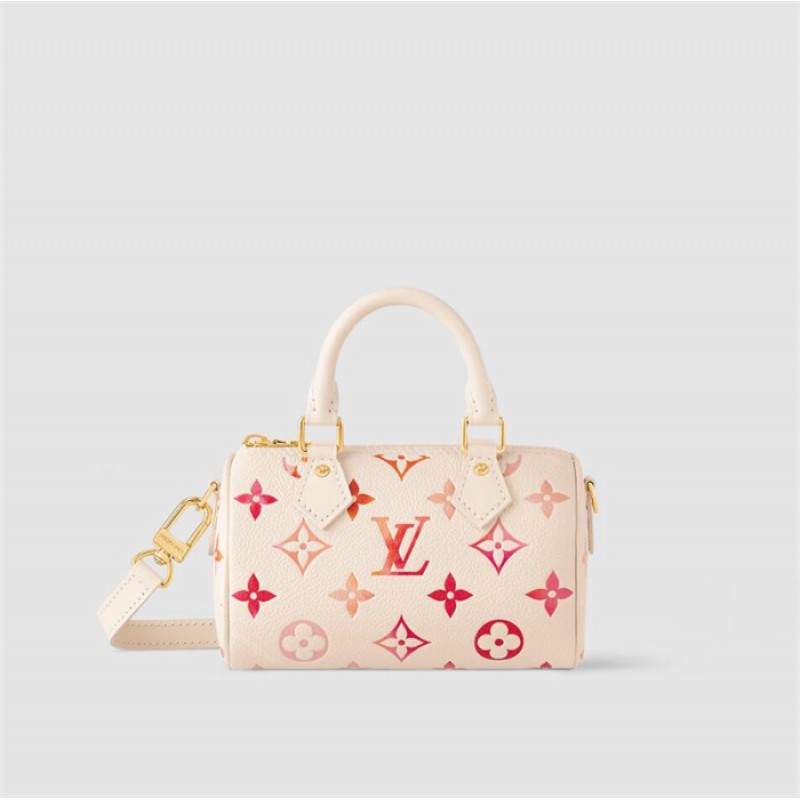Louis Vuitton Monogram Empreinte leather  Nano Speedy Handbag M83452