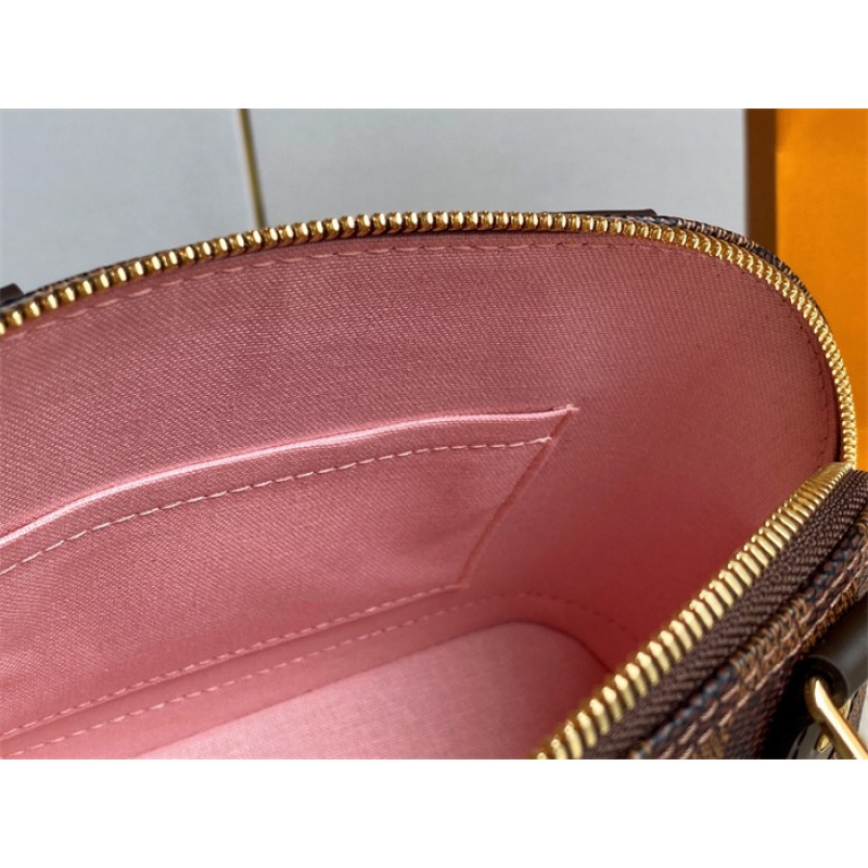 Louis Vuitton Braid Alma BB Damier Ebene Handbag N40447