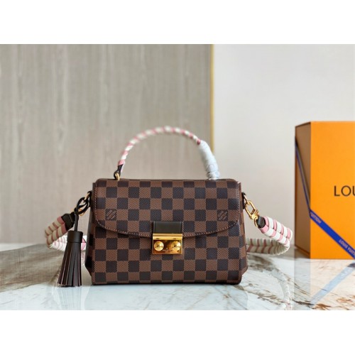 Louis Vuitton Braided Croisette Damier Ebene Handbag N40451