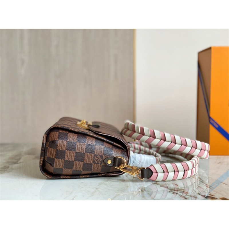 Louis Vuitton Braided Croisette Damier Ebene Handbag N40451