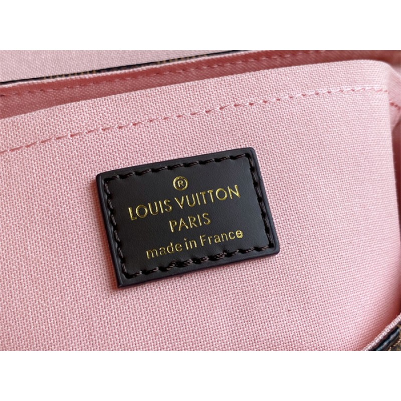 Louis Vuitton Braided Croisette Damier Ebene Handbag N40451