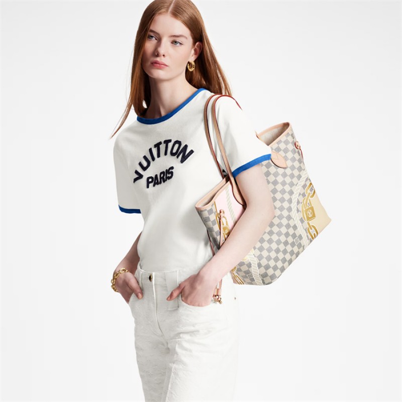 Louis Vuitton Neverfull MM Damier Azur Handbag N40471