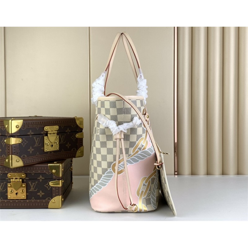 Louis Vuitton Neverfull MM Damier Azur Handbag N40471