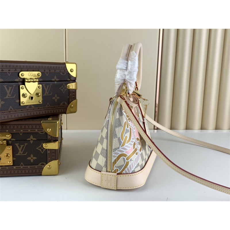 Louis Vuitton Alma BB Damier Azur Handbag N40472