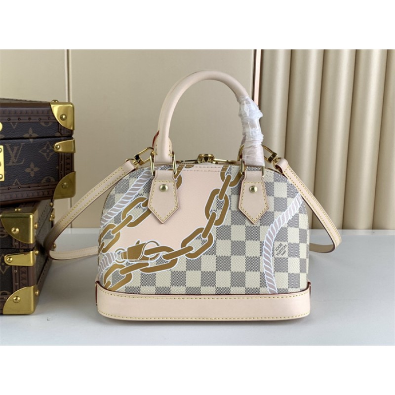 Louis Vuitton Alma BB Damier Azur Handbag N40472