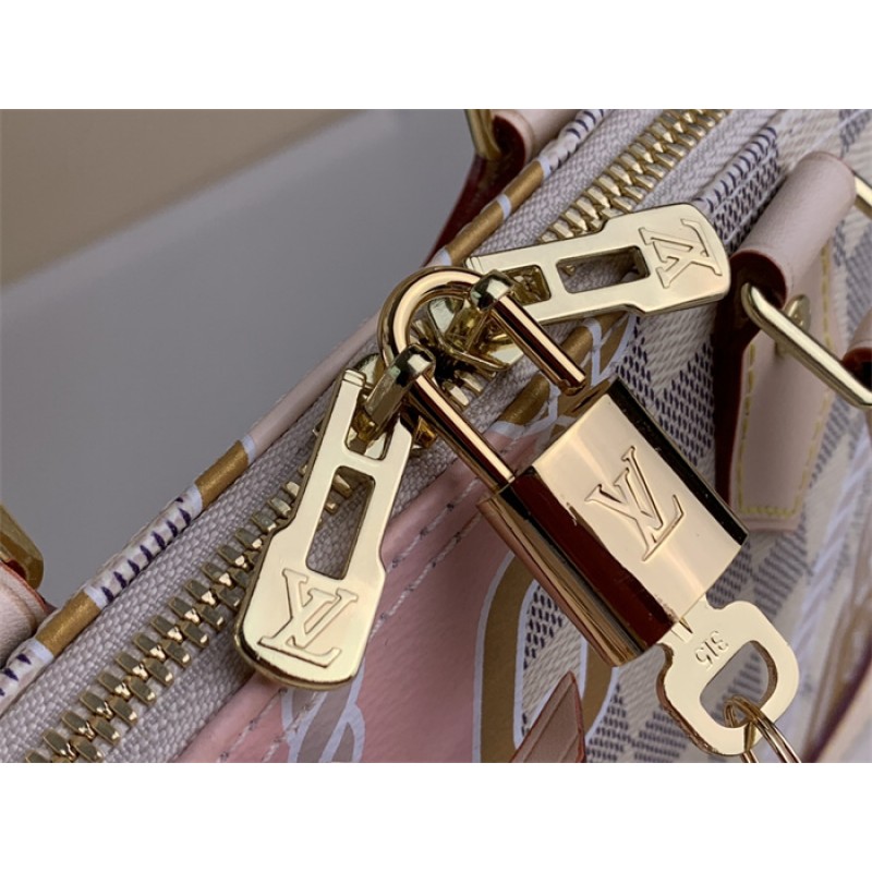 Louis Vuitton Alma BB Damier Azur Handbag N40472