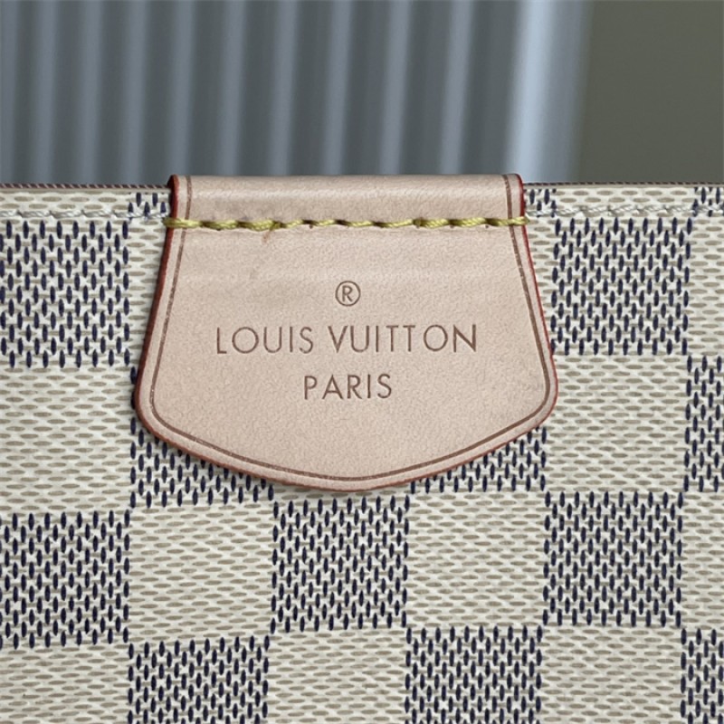 Louis Vuitton Graceful MM Hobo Damier Azur Handbag N42233