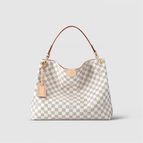 Louis Vuitton Graceful PM Hobo Damier Azur Handbag N42249
