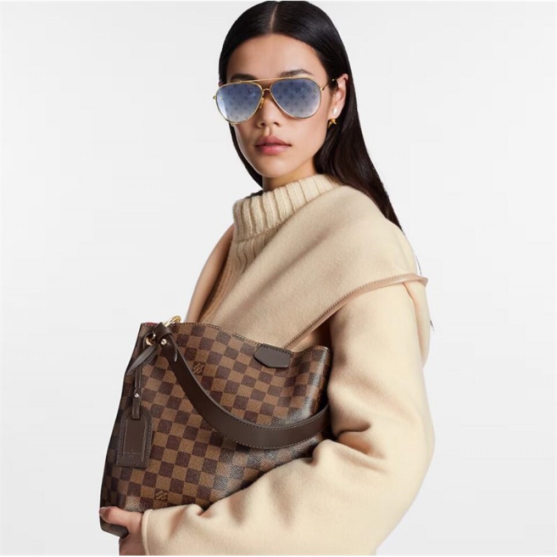 Louis Vuitton Graceful PM Hobo Damier Ebene Handbag N44044