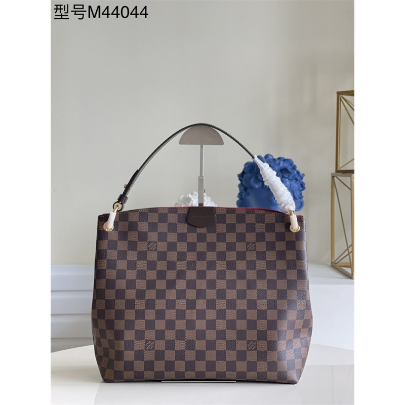 Louis Vuitton Graceful PM Hobo Damier Ebene Handbag N44044