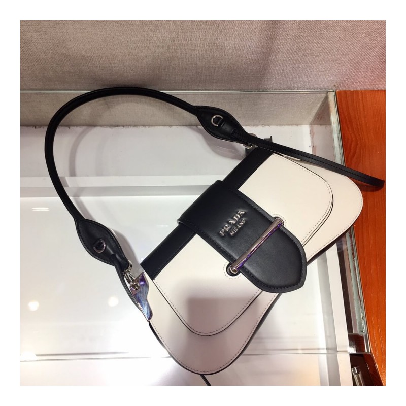 Prada Sidonie Leather Shoulder Bag 1BD168