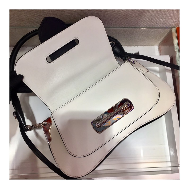 Prada Sidonie Leather Shoulder Bag 1BD168