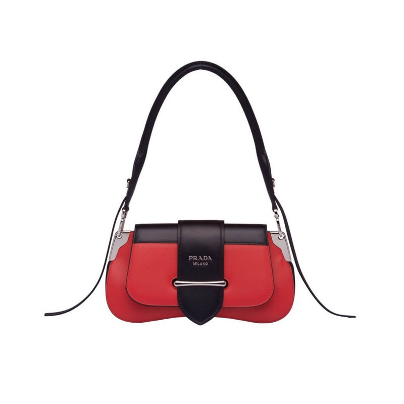 Prada Sidonie Leather Shoulder Bag 1BD168