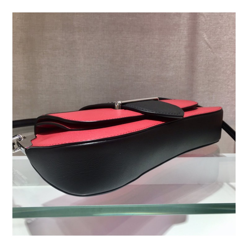 Prada Sidonie Leather Shoulder Bag 1BD168