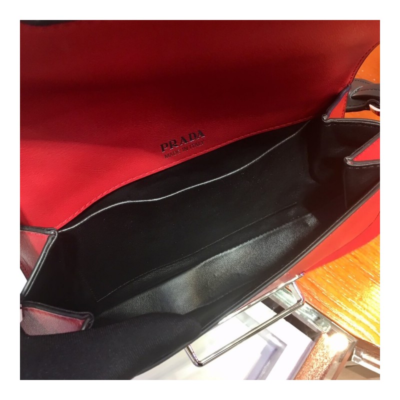 Prada Sidonie Leather Shoulder Bag 1BD168