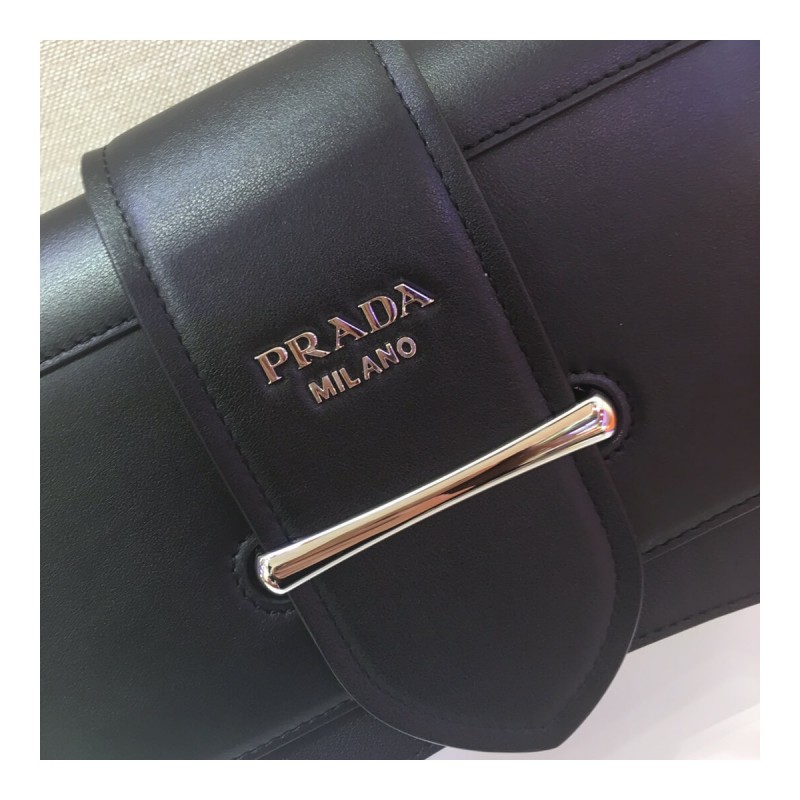 Prada Sidonie Leather Shoulder Bag 1BD168
