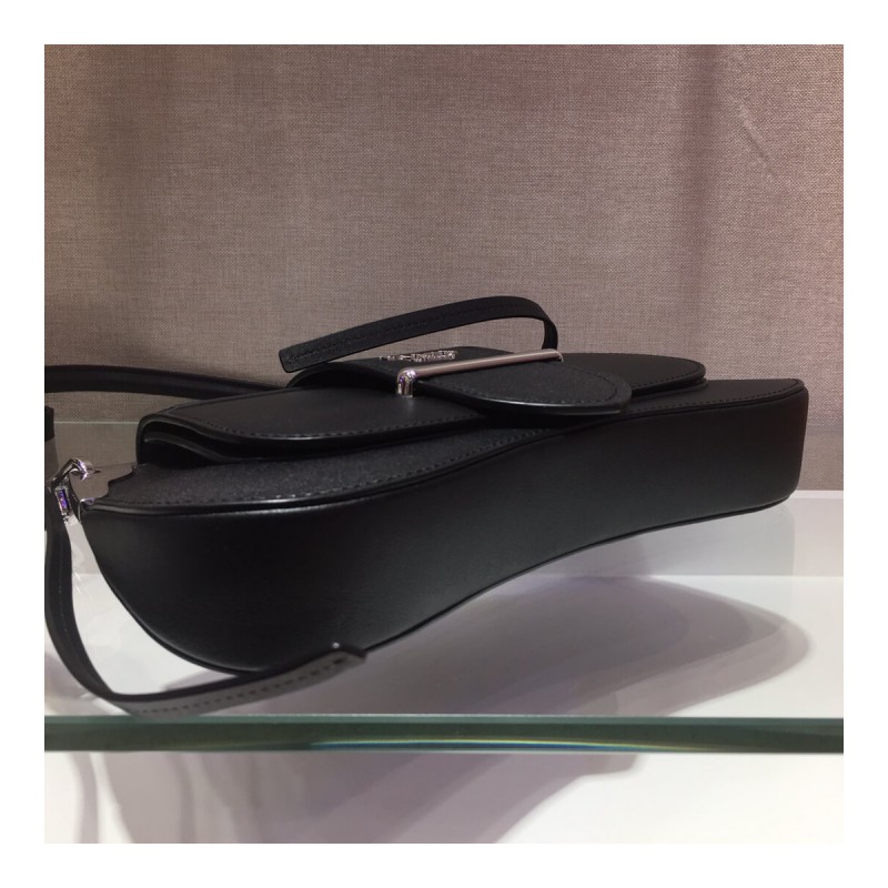 Prada Sidonie Leather Shoulder Bag 1BD168