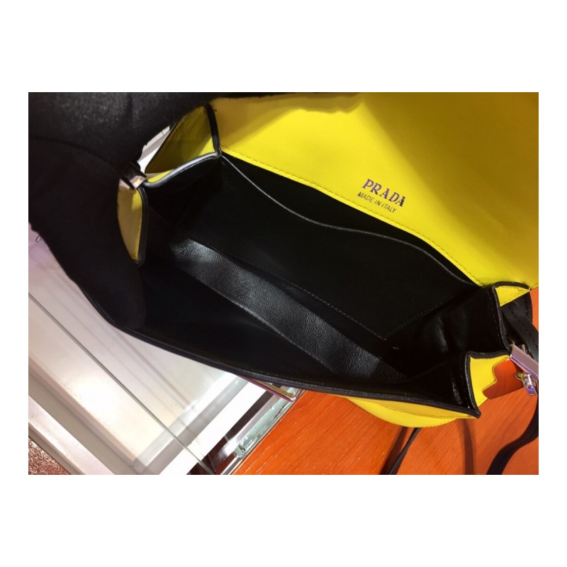 Prada Sidonie Leather Shoulder Bag 1BD168