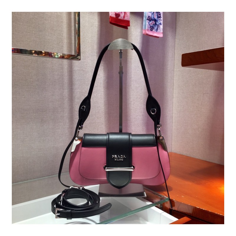 Prada Sidonie Leather Shoulder Bag 1BD168
