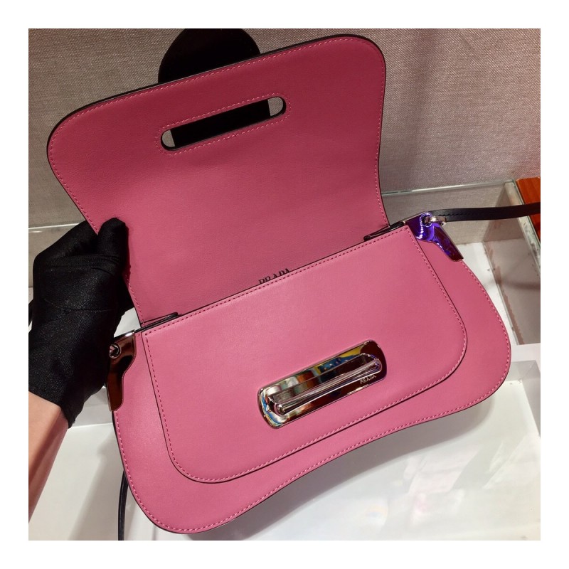 Prada Sidonie Leather Shoulder Bag 1BD168