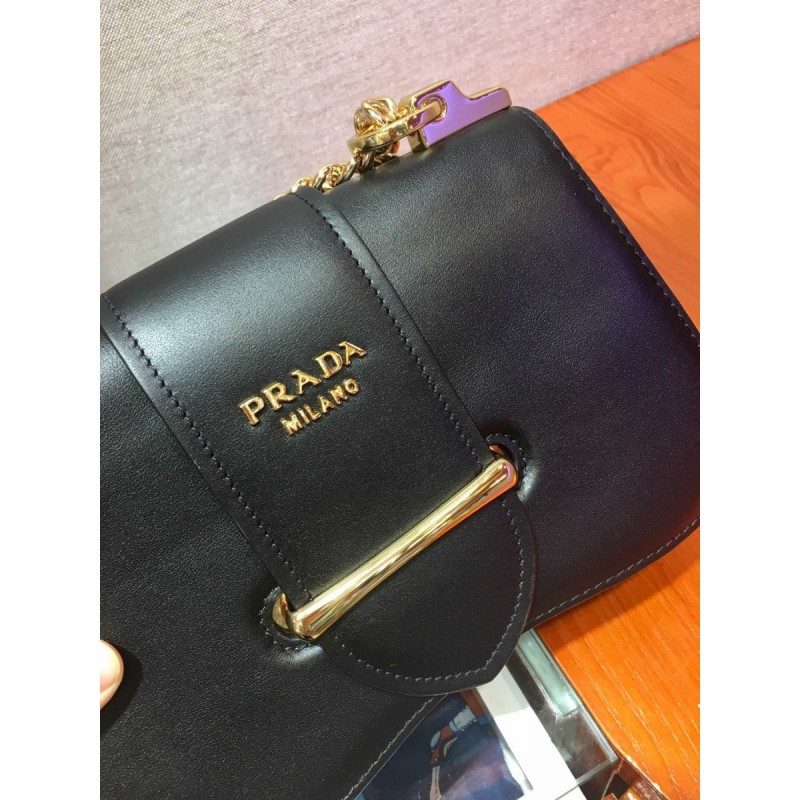 Prada Sidonie Leather Shoulder Bag 1BD184