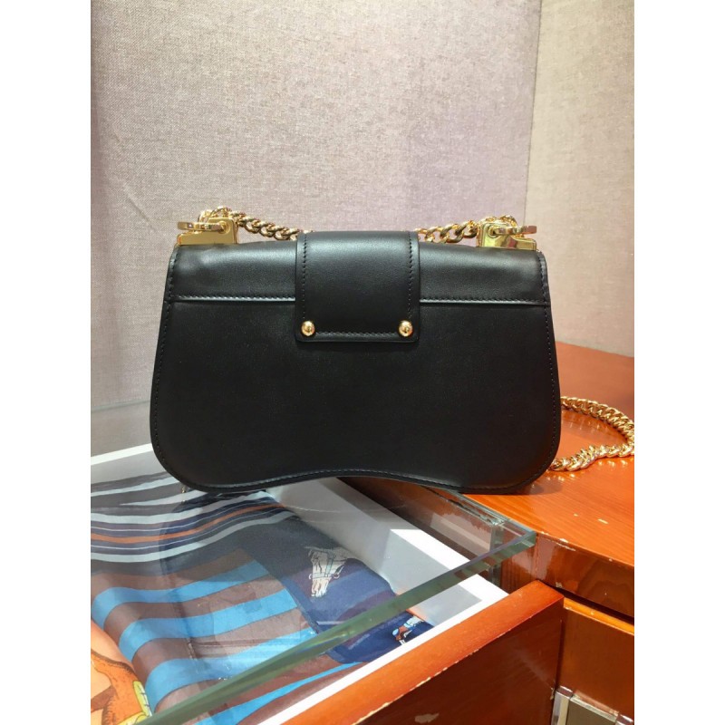 Prada Sidonie Leather Shoulder Bag 1BD184