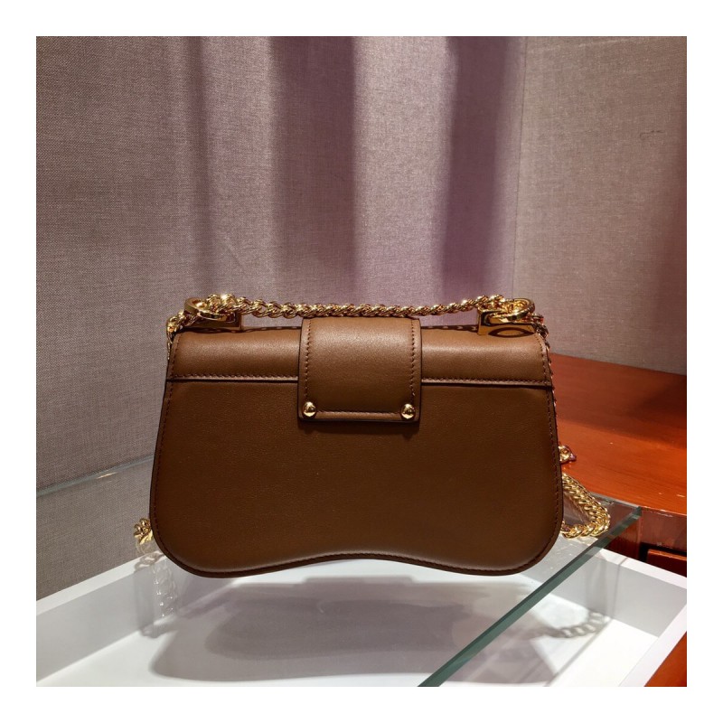 Prada Sidonie Leather Shoulder Bag 1BD184