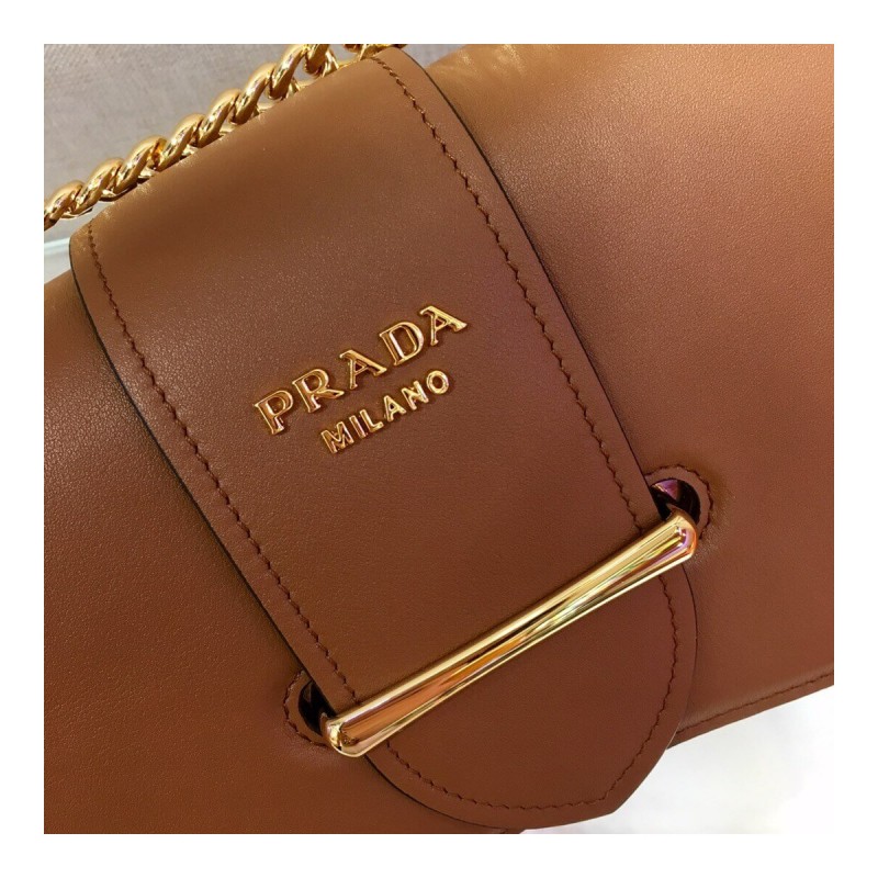 Prada Sidonie Leather Shoulder Bag 1BD184