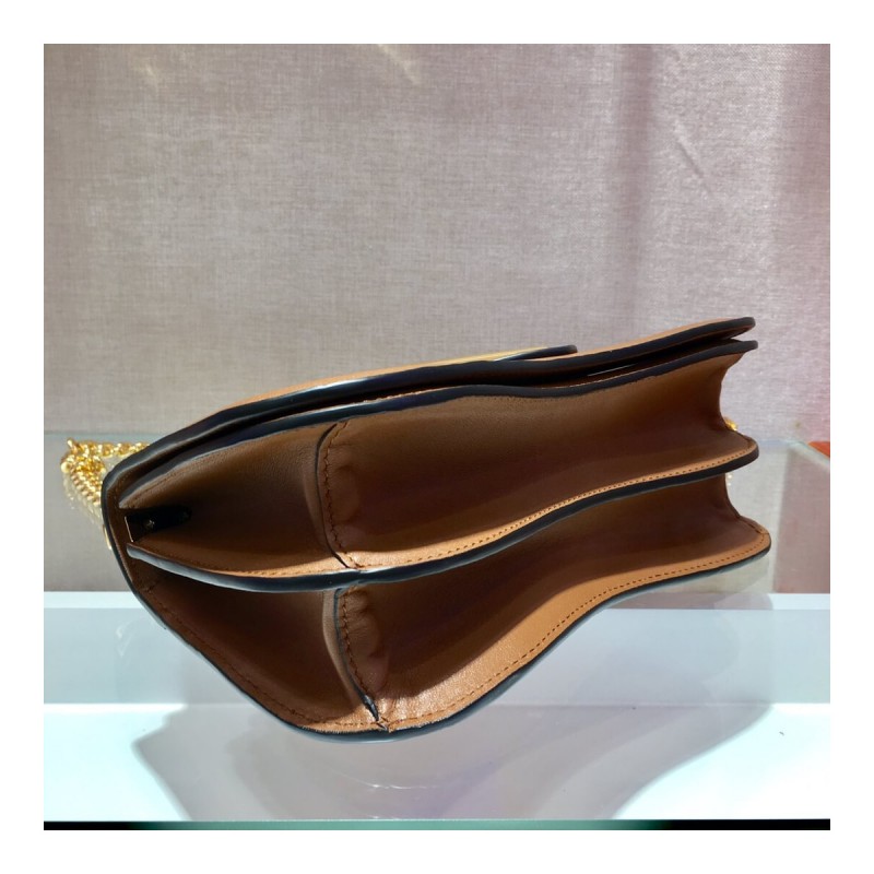 Prada Sidonie Leather Shoulder Bag 1BD184