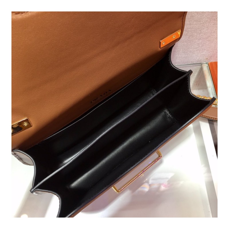 Prada Sidonie Leather Shoulder Bag 1BD184