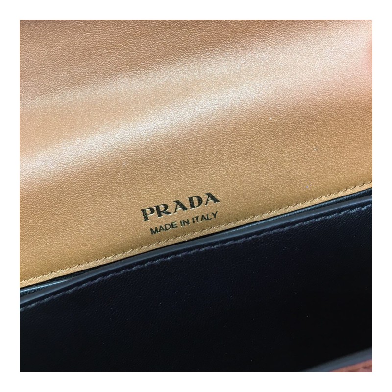 Prada Sidonie Leather Shoulder Bag 1BD184