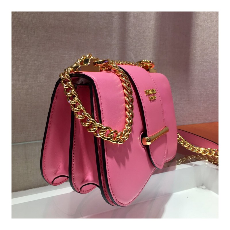 Prada Sidonie Leather Shoulder Bag 1BD184