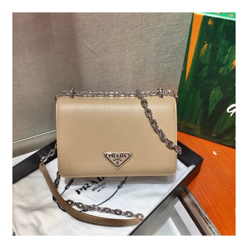 Prada Saffiano Leather Shoulder Bag 1BD032