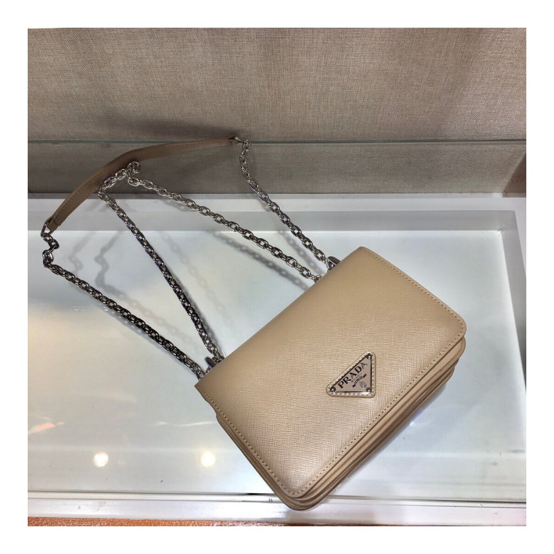 Prada Saffiano Leather Shoulder Bag 1BD032