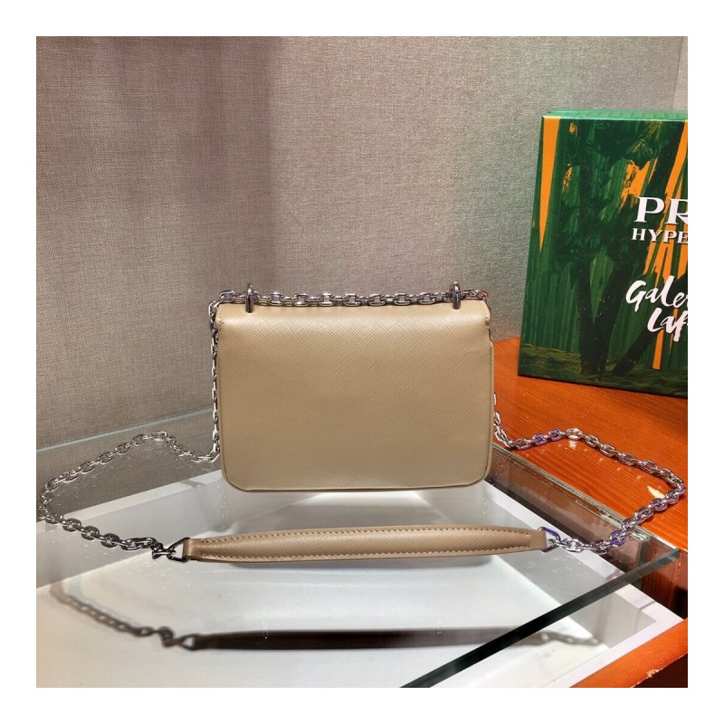 Prada Saffiano Leather Shoulder Bag 1BD032