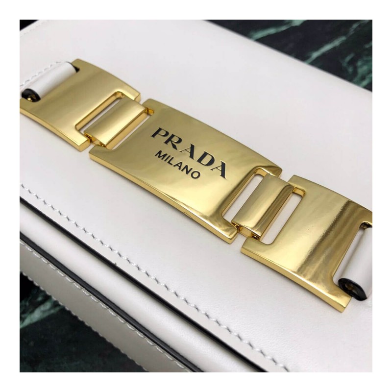 Prada Calf Leather Shoulder Bag 1BD244