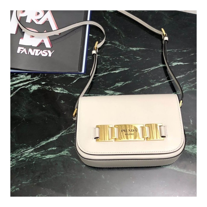 Prada Calf Leather Shoulder Bag 1BD244