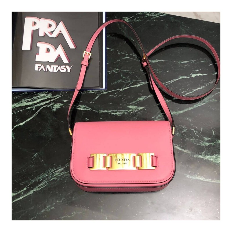 Prada Calf Leather Shoulder Bag 1BD244