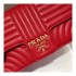 Prada Diagramme Medium Leather Bag 1BD108 Gold Hardware