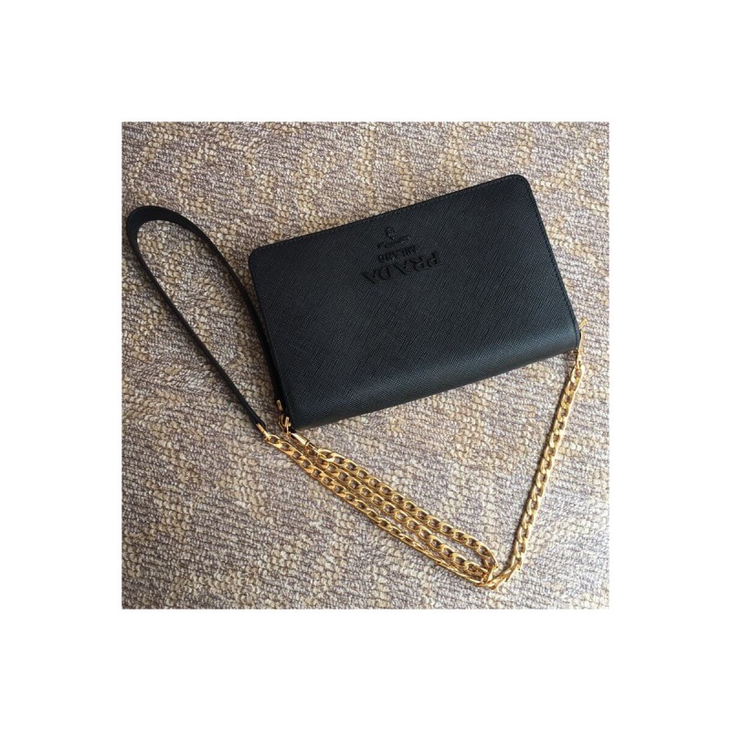 Prada Saffiano Leather Shoulder Bag 1BP012