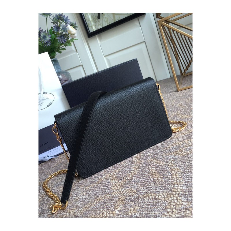 Prada Saffiano Leather Shoulder Bag 1BP012