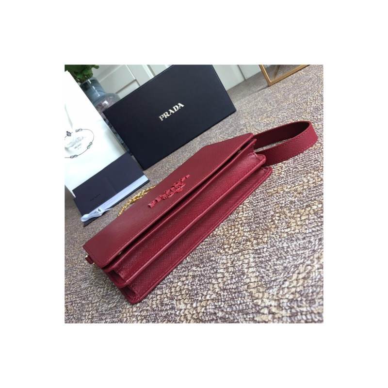 Prada Saffiano Leather Shoulder Bag 1BP012