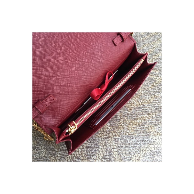 Prada Saffiano Leather Shoulder Bag 1BP012