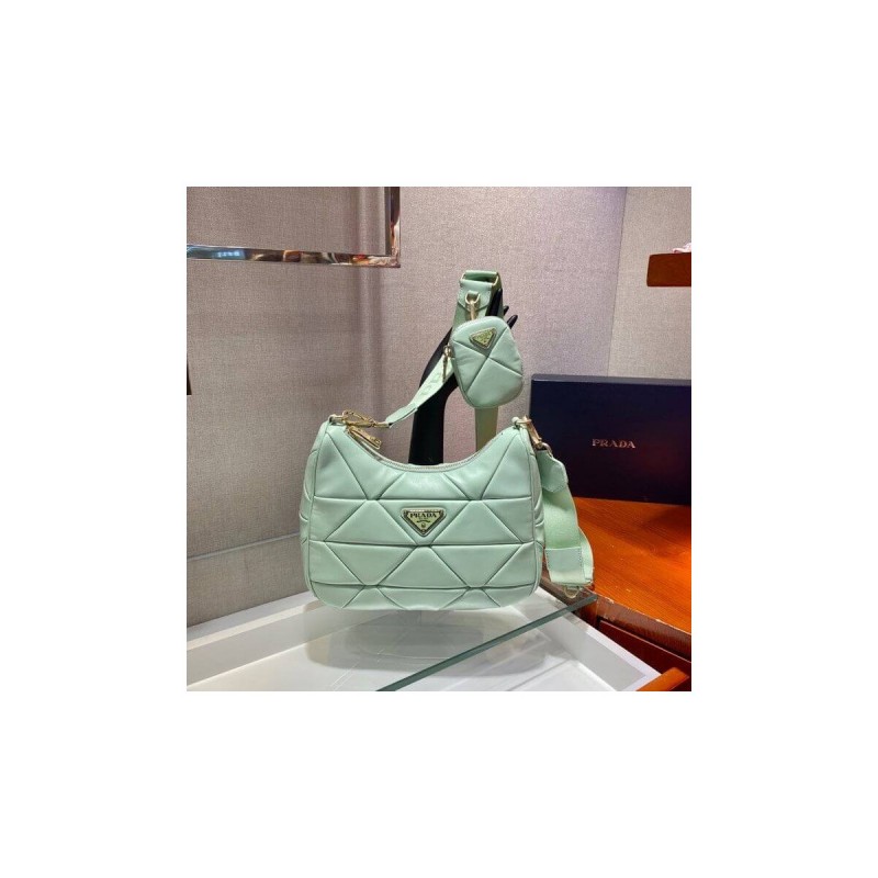 Prada Shearling Shoulder Bag 1BC151