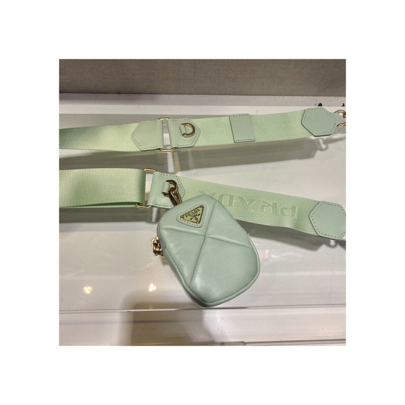 Prada Shearling Shoulder Bag 1BC151