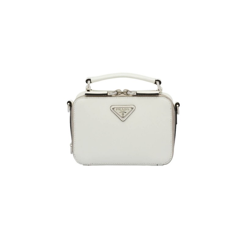 Prada Brique Saffiano Leather Cross-Body Bag 2VH070