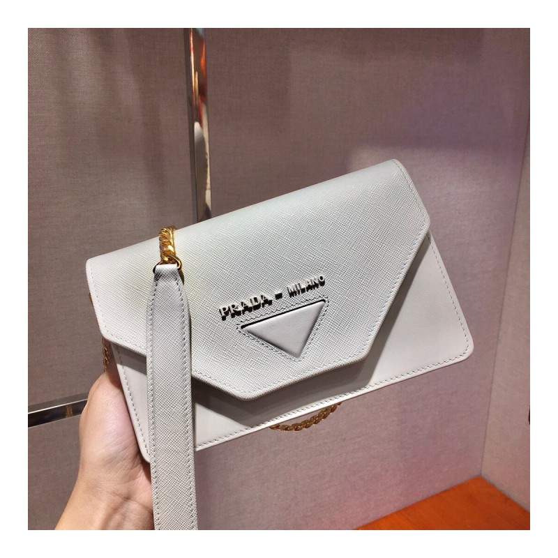 Prada Saffiano Leather Mini-Bag 1BP014