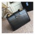 Prada Crocodile and Calf Leather Cahier Bag 1BD045