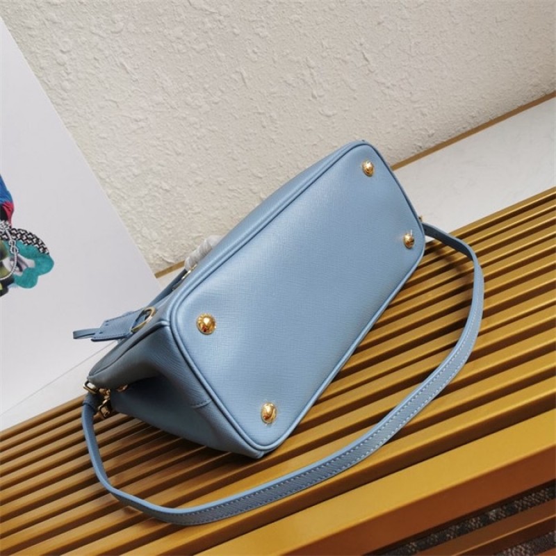 Medium Prada Galleria Saffiano leather bag 1BA863 Light blue